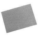 Risch Rectangular Woven Vinyl Placemat - 16" x 12", Iron Gray (GA-9001) thumbnail 2