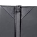 Risch Double Fold Menu Cover - 8 1/2" x 11", Soft Leather, Black (TAM-2V8.5X11 BLK) thumbnail 6