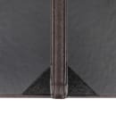 Risch Double Fold Menu Cover - 8 1/2" x 11", Soft Leather, Brown (TAM-2V8.5X11 BRWN) thumbnail 6