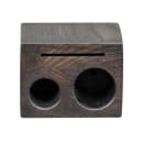 Risch Rectangular Wood Block Check Presenter - 3 1/2" x 2 1/2" x 2 3/4", Wood (WOODBLOCK-CHECK WALNUT) thumbnail 4