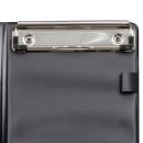 Risch Wait Staff Pad Holder w/ Metal Clip for 5" x 9" Pads - Vinyl, Black (WPHDX CLIP) thumbnail 4