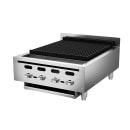 Wolf ACB25 25 1/8" Gas Charbroiler w/ (4) Burners & Cast Iron Grates - Manual, Liquid Propane thumbnail 3