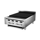 Wolf ACB25 25 1/8" Gas Charbroiler w/ (4) Burners & Cast Iron Grates - Manual, Natural Gas thumbnail 3