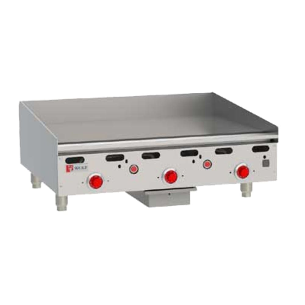 Wolf ASA36 36" Gas Griddle w/ Thermostatic Controls - 1" Steel Plate, Liquid Propane