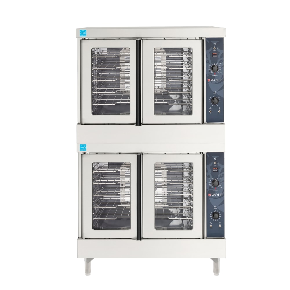 Wolf WC44ED Double Full Size Electric Convection Oven - 25kW, 240v/3ph