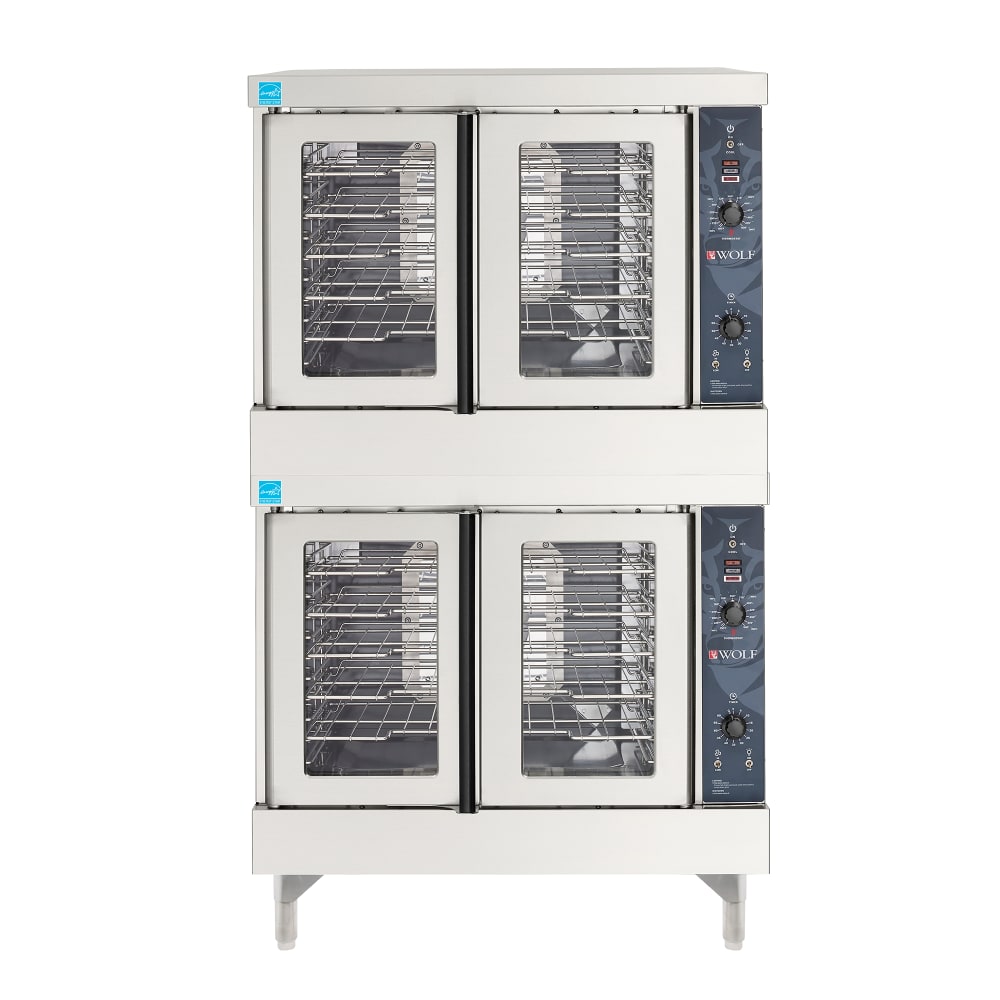 Wolf WC44GD Double Full Size Natural Gas Convection Oven - 100,000 BTU