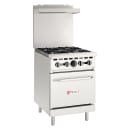 Wolf WX24-4BP 24" 4 Burner Gas Range w/ Standard Oven, Liquid Propane thumbnail 3