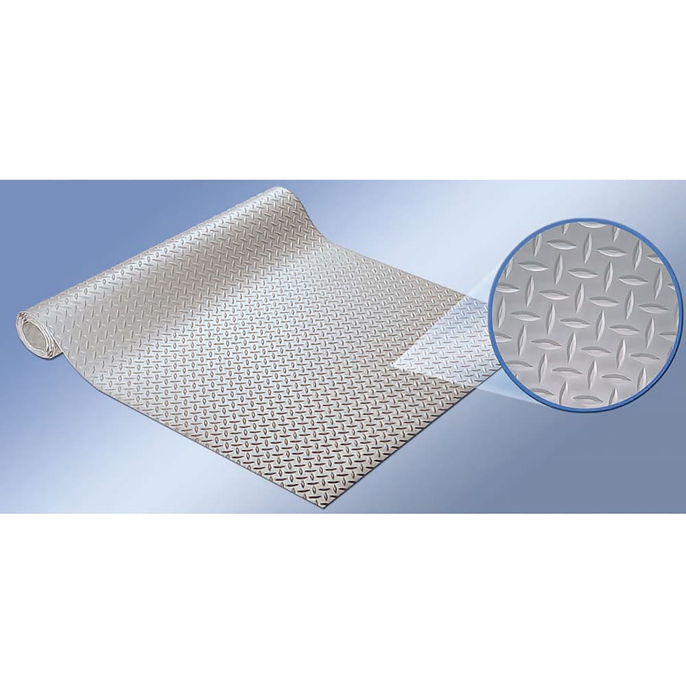 Cactus Mat 1051R-4R GRY Diamond Plate Runner - 4' x 75', Vinyl, Gray