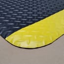 Cactus Mat 1053R-475 GRY Cushion Diamond-Dekplate w/ Yellow Edge - 4' x 75', Vinyl, Gray thumbnail 2