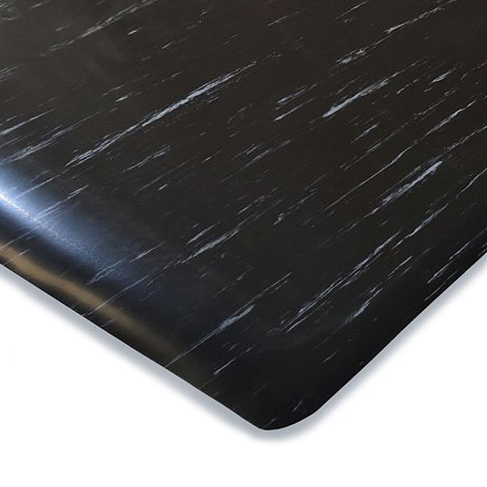 Cactus Mat 1075M-23 U Cushion Comfort Mat - 2' x 3', Vinyl, Marbled Blue