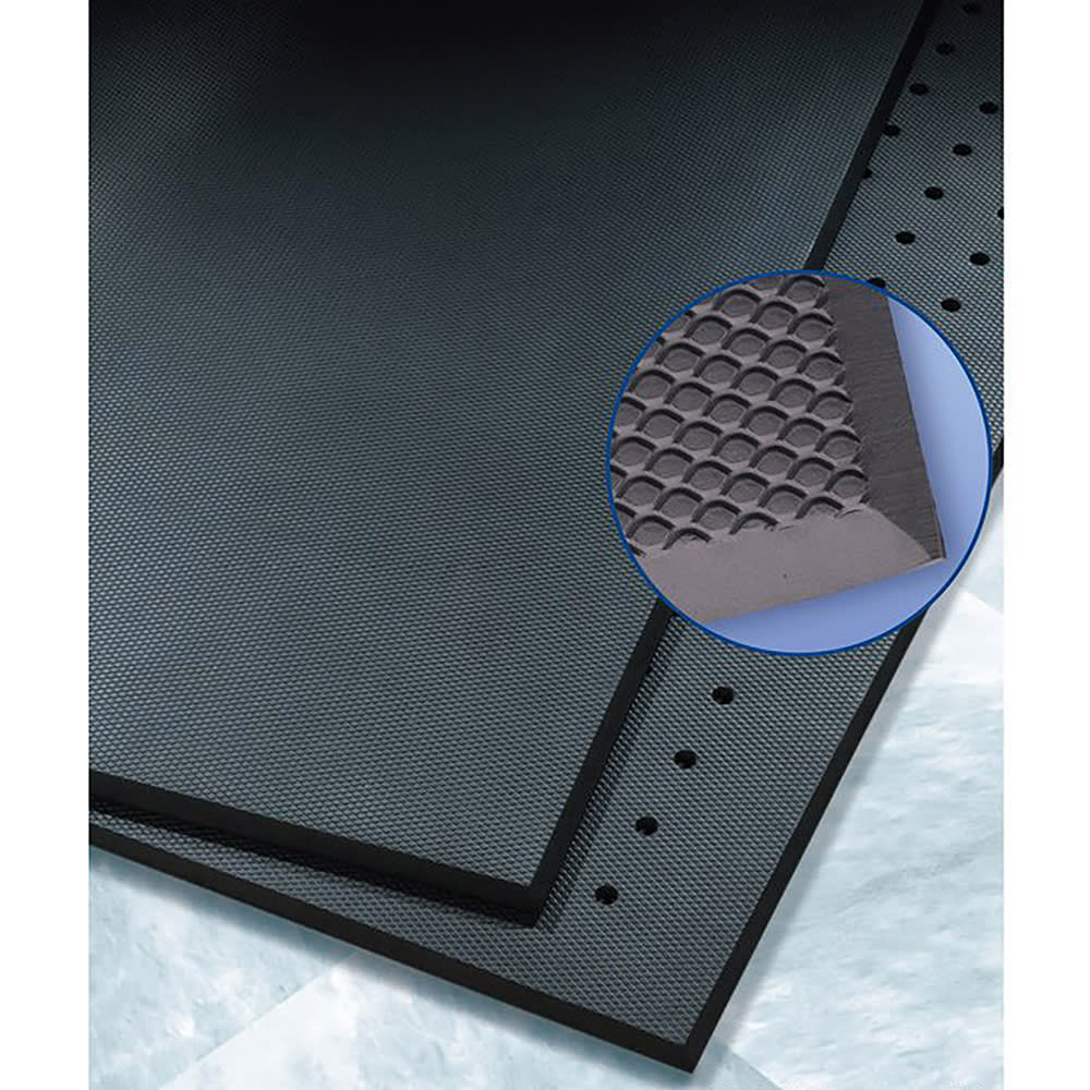 Cactus Mat 2200-35 VIP Black Cloud Mat - 3' x 5', Rubber, Black