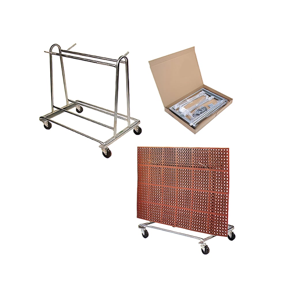 Cactus Mat 6477-KD Portamat Rack w/ Casters - 500lb Capacity, Knock Down