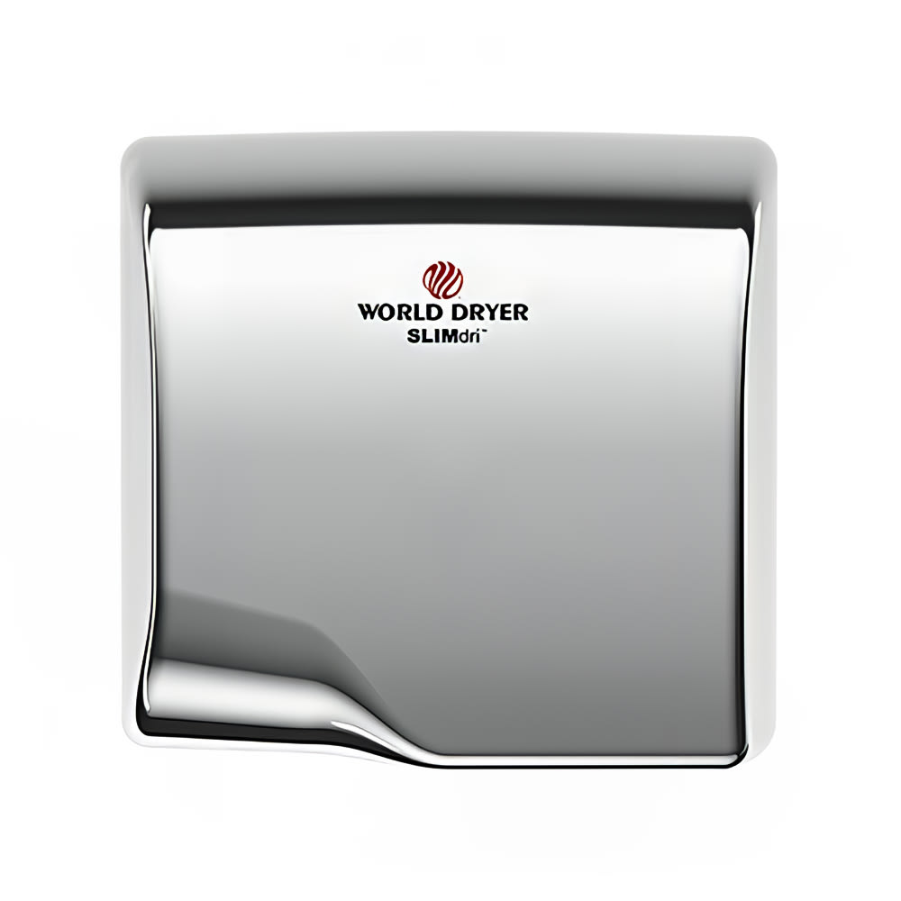 World Dryer L-973A Automatic Hand Dryer w/ 15 Second Dry Time - Brushed Stainless, 110-120v