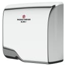 World Dryer L-973A Automatic Hand Dryer w/ 15 Second Dry Time - Brushed Stainless, 110-120v thumbnail 3
