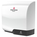 World Dryer L-974A Automatic Hand Dryer w/ 15 Second Dry Time - White Aluminum, 110-120v thumbnail 2