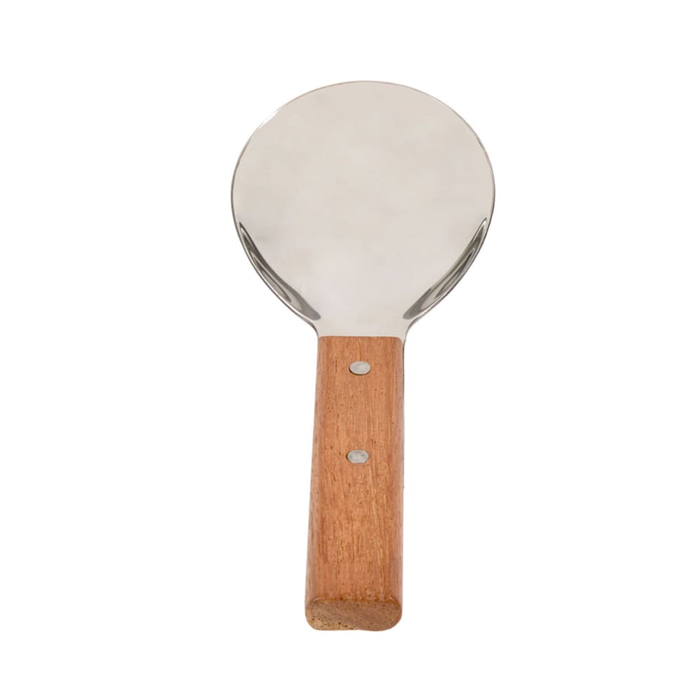 Town Stainless Rice Paddle, Wooden Handle, 9 1/4 in (22810)