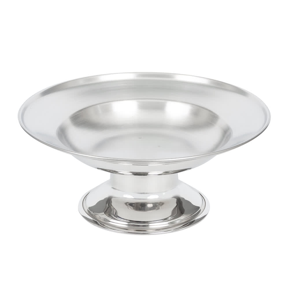 Town Stainless Compote Dish, Footed Base, Without Cover, 7 1/2 in (25275)