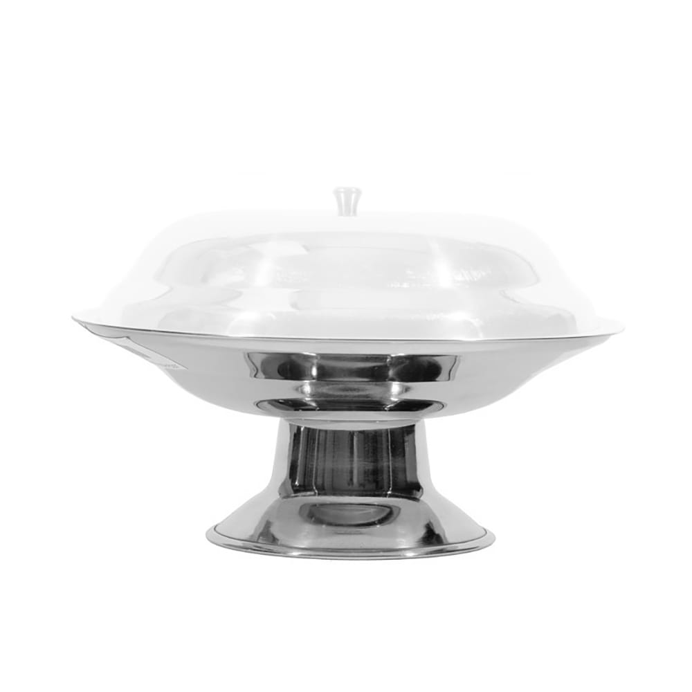 Town Stainless Compote Dish, Footed Base, Without Cover, 8 1/2 in (25285)