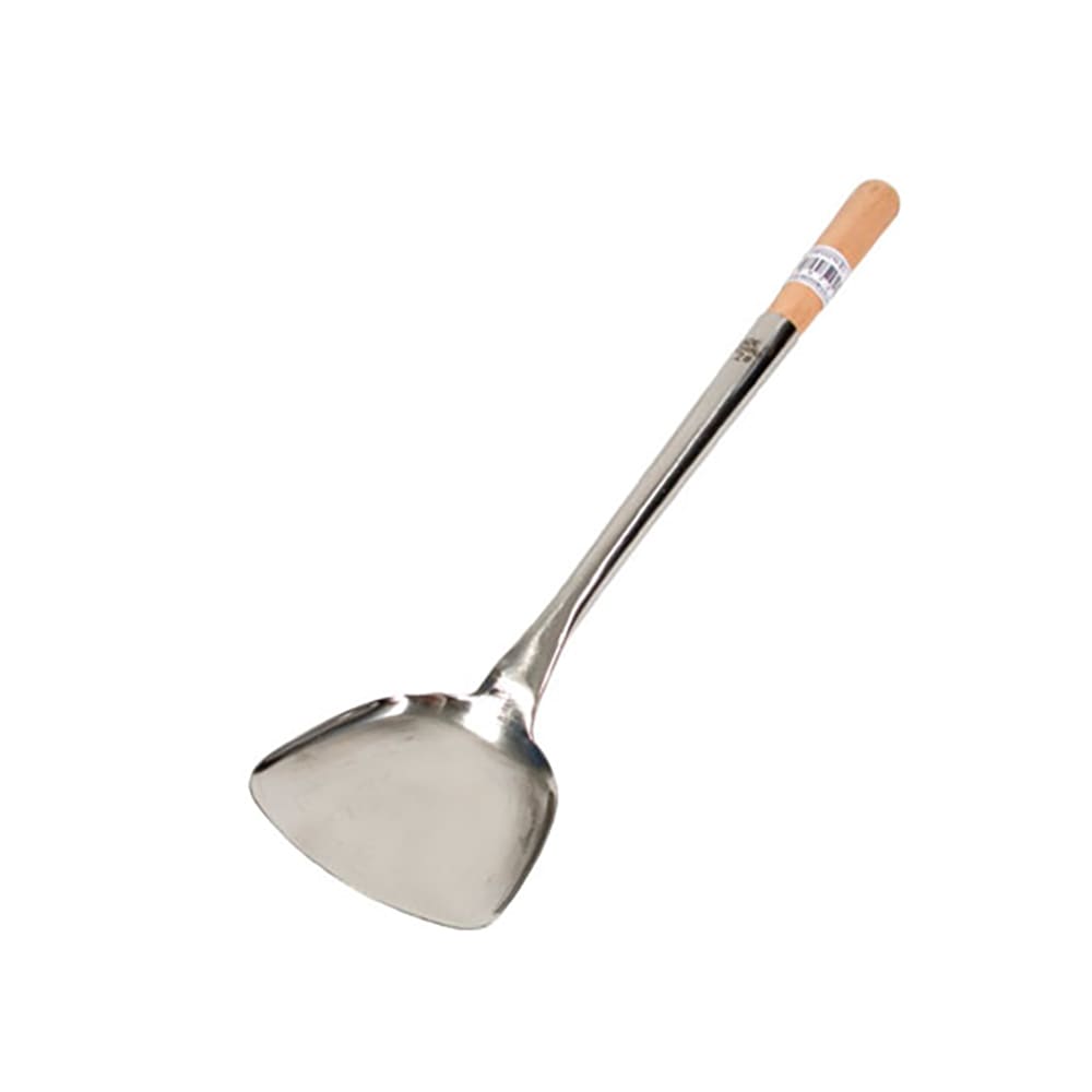 Town Stainless Wok Shovel 4 X 4 1/4 in, Wood Handle, 18 1/4 in (33972)
