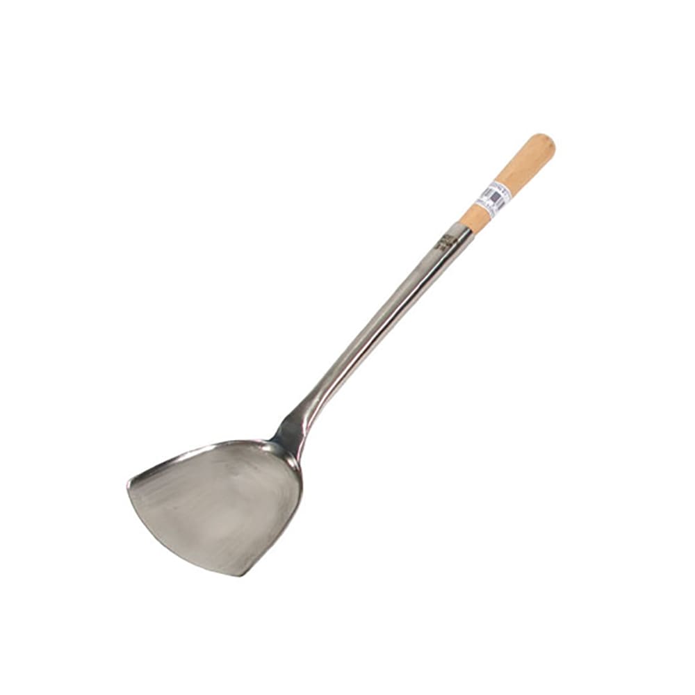 Town Stainless Wok Shovel 3 1/2 X 4 in, Wood Handle, 16 1/2 in (33973)