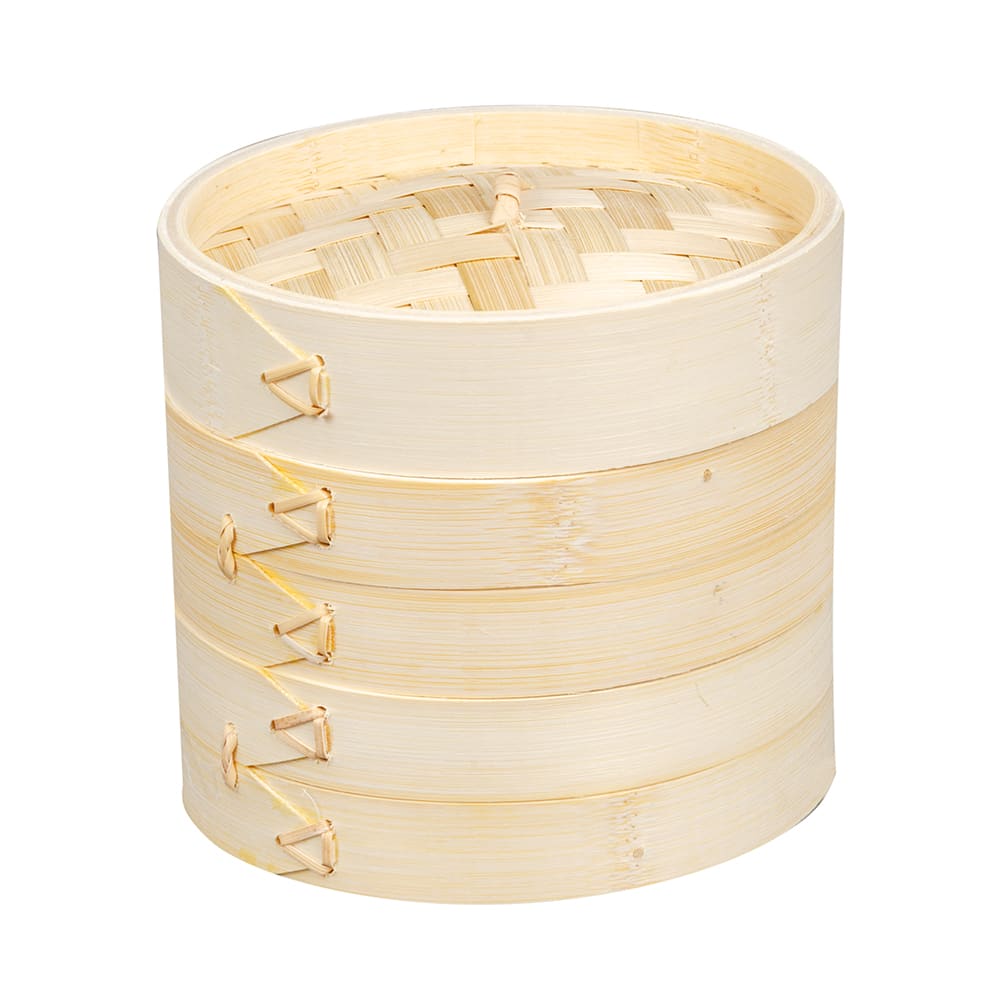 Town Bamboo Steamer Set, Includes 2 Steamers, 1 Cover, 6 in (34206)