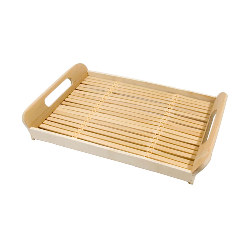 Town Rectangle Serving Tray -  Built In Handles 11x14" Bamboo (34248)