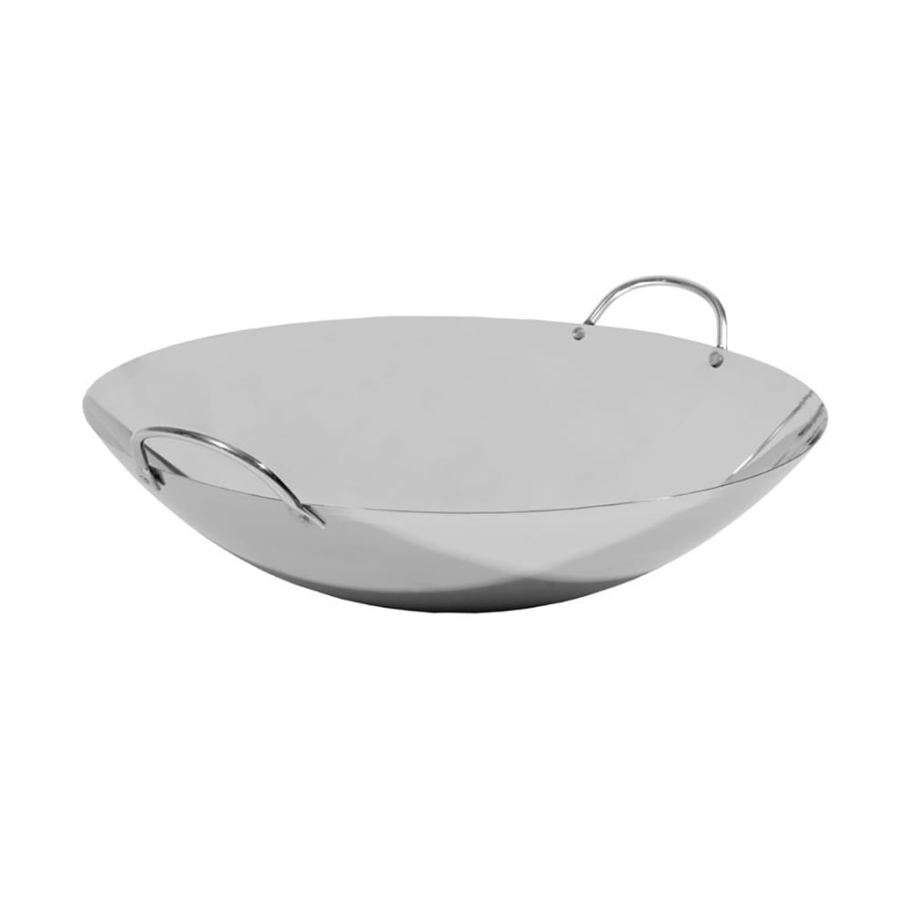 Town 14" Stainless Stir Fry Pan - Cooking and Serving (34705)