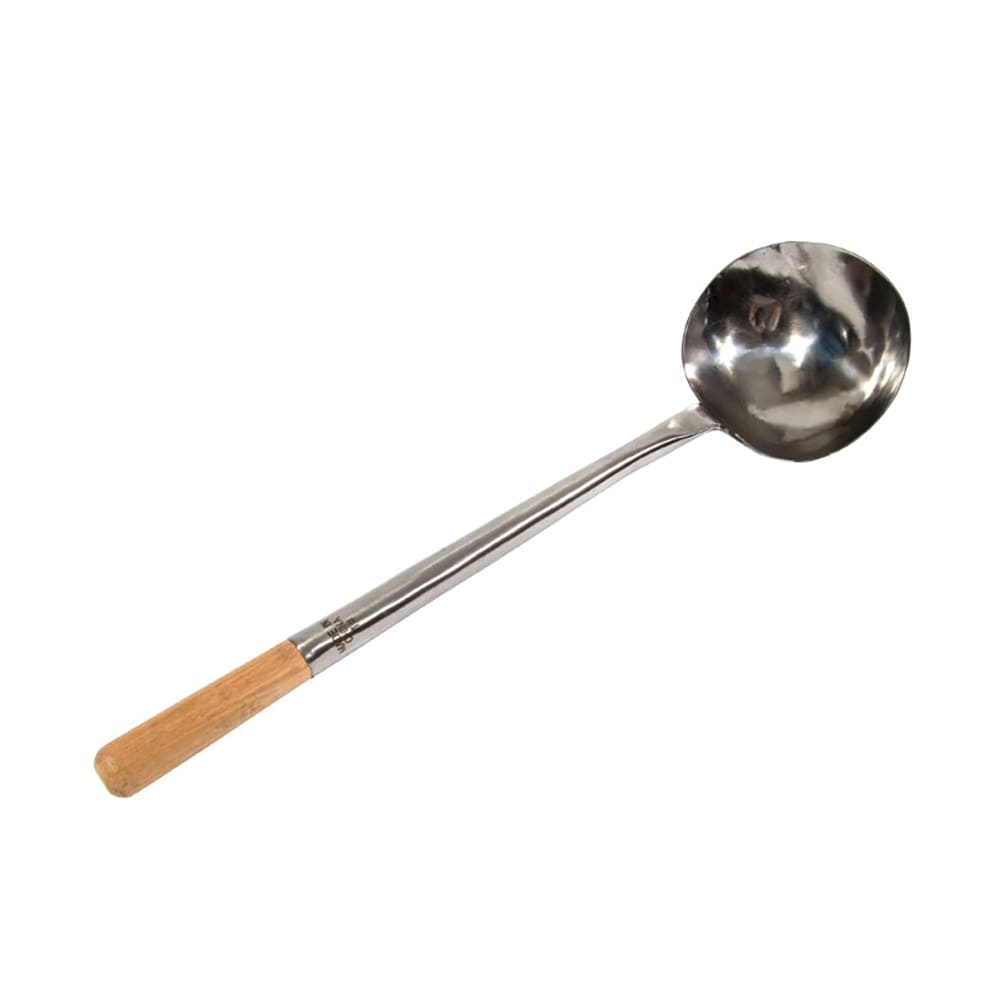 Town 8 oz Wok Ladle w/ Wood Handle - 19 3/4", Stainless (34971)