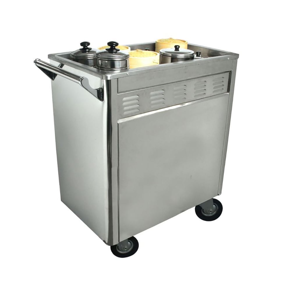 Town 17" Dim Sum Cart w/ Enclosed Base, Canned Fuel (36615)