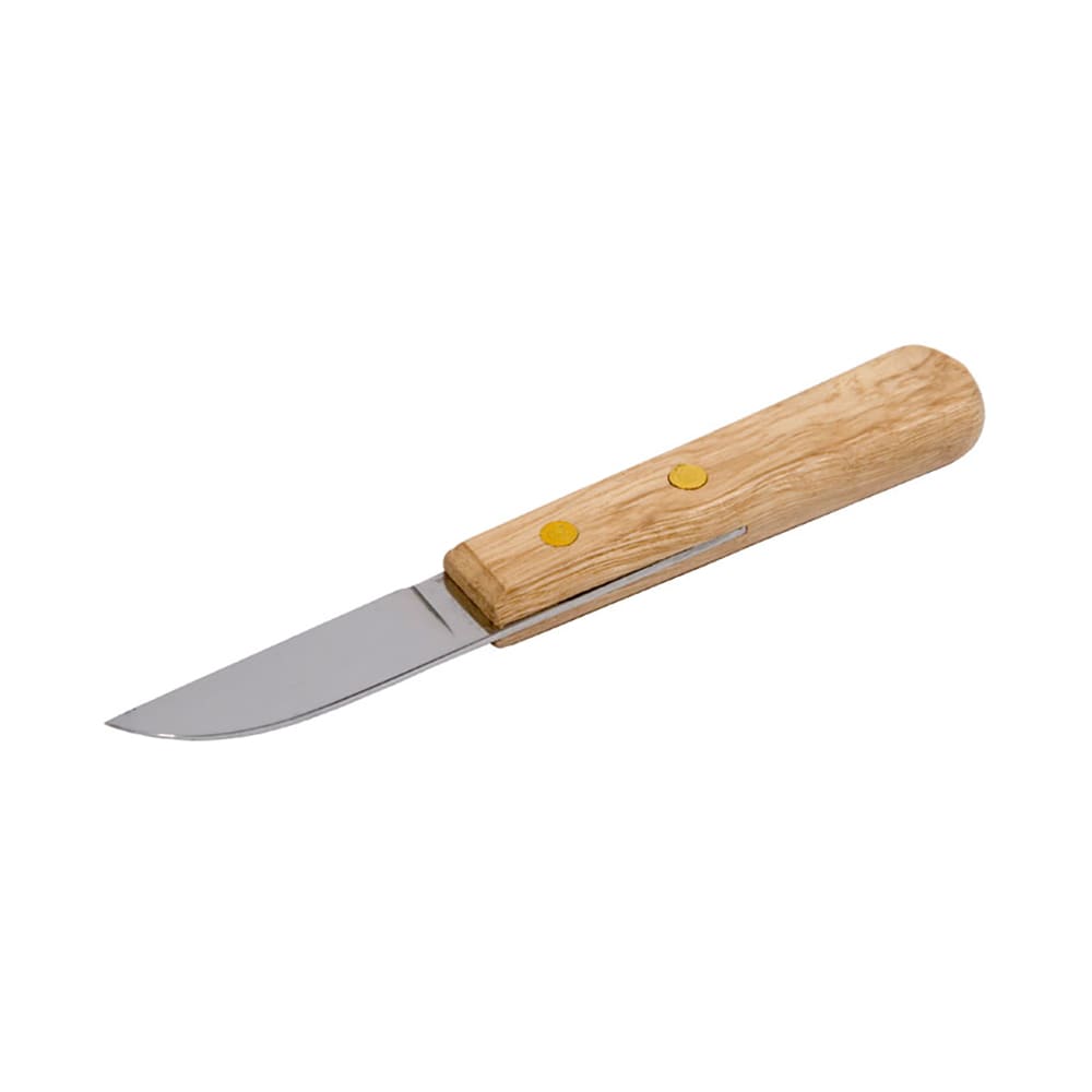 Town Onion Knife w/ 2 1/2 X  3/4" Stainless Blade & Riveted Wood Handle (47402)