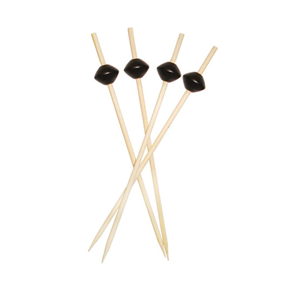 Town 5" Wood Diamond Ball Pick, Black (51602B)