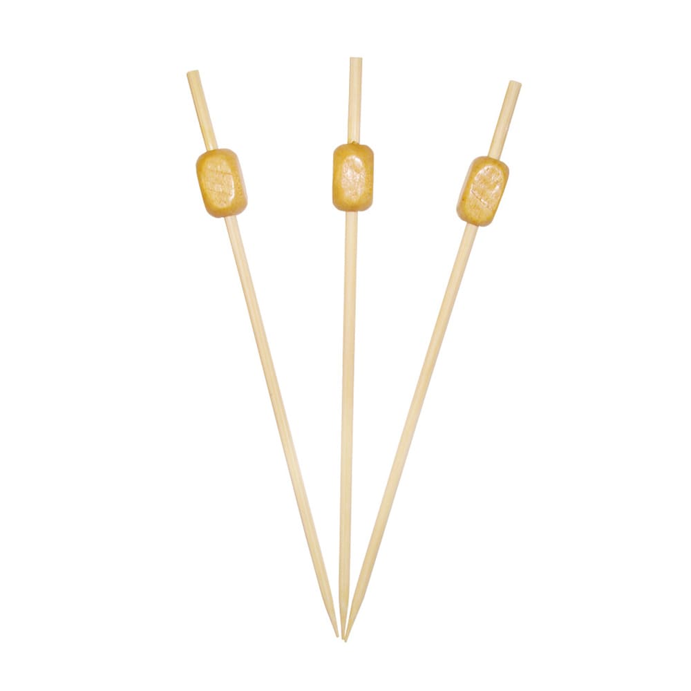 Town 5" Wood Rectangle Ball Pick, Beige (51606B)