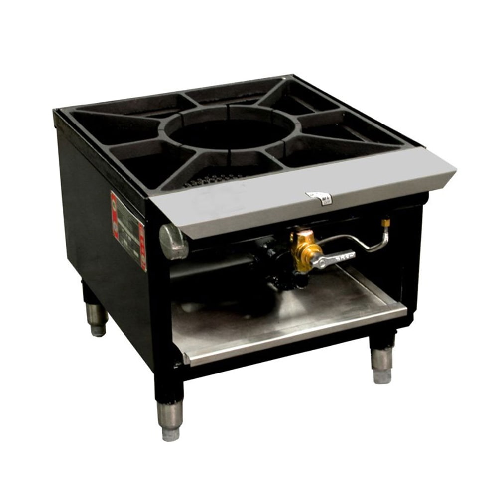 Town 1 Burner Stock Pot Range, Natural Gas (SR-18-R-SS-N)