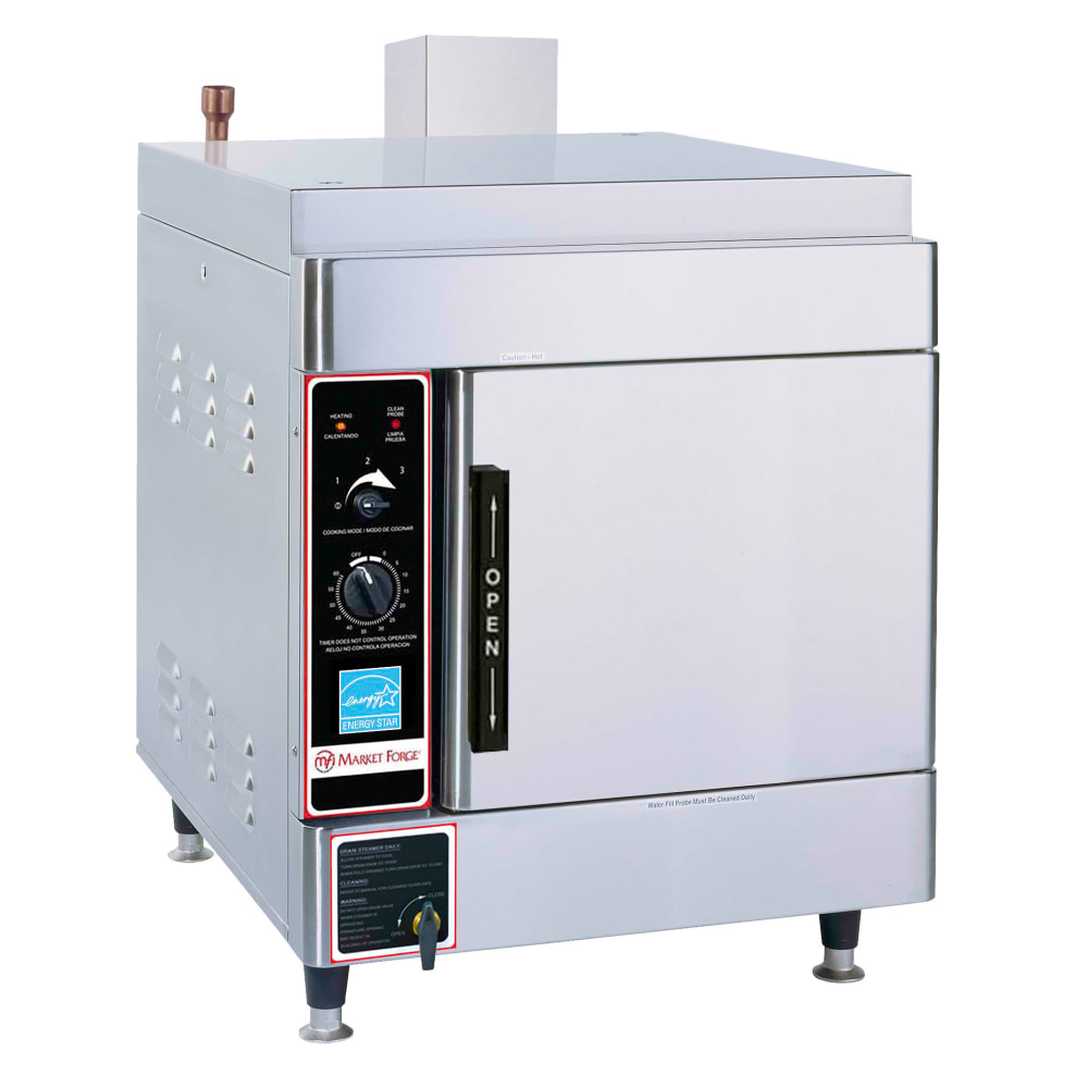 Market Forge SIRIUSII-4 (4) Pan Convection Steamer - Legs, Natural Gas