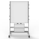 Luxor 40 2/5" x 48 3/5" Double Sided Mobile Whiteboard w/ (4) Small Attachable Whiteboards (COLLAB-STATION) thumbnail 3