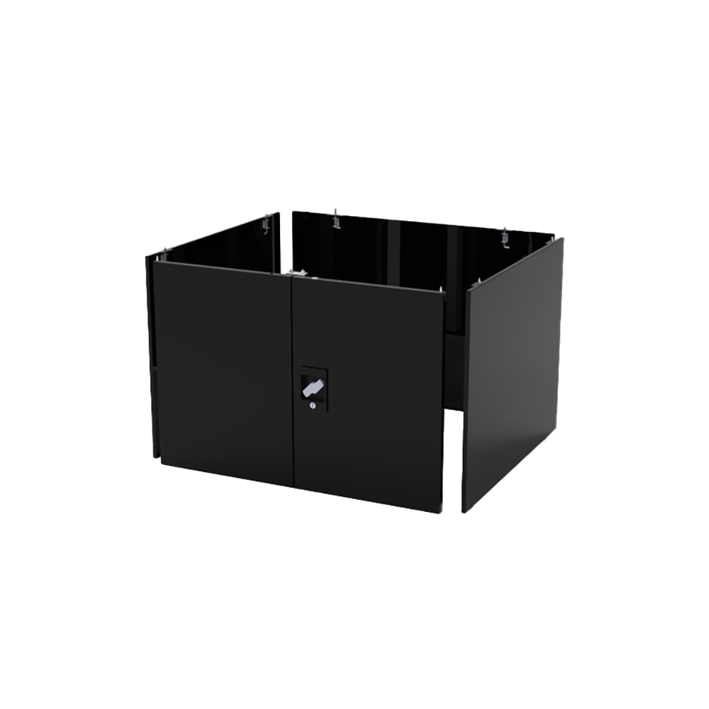 Luxor Locking Cabinet for 304-DTWS002 - 15” W x 16 1/4” D x 16 1/4” H, Steel, Black (DTWS003)
