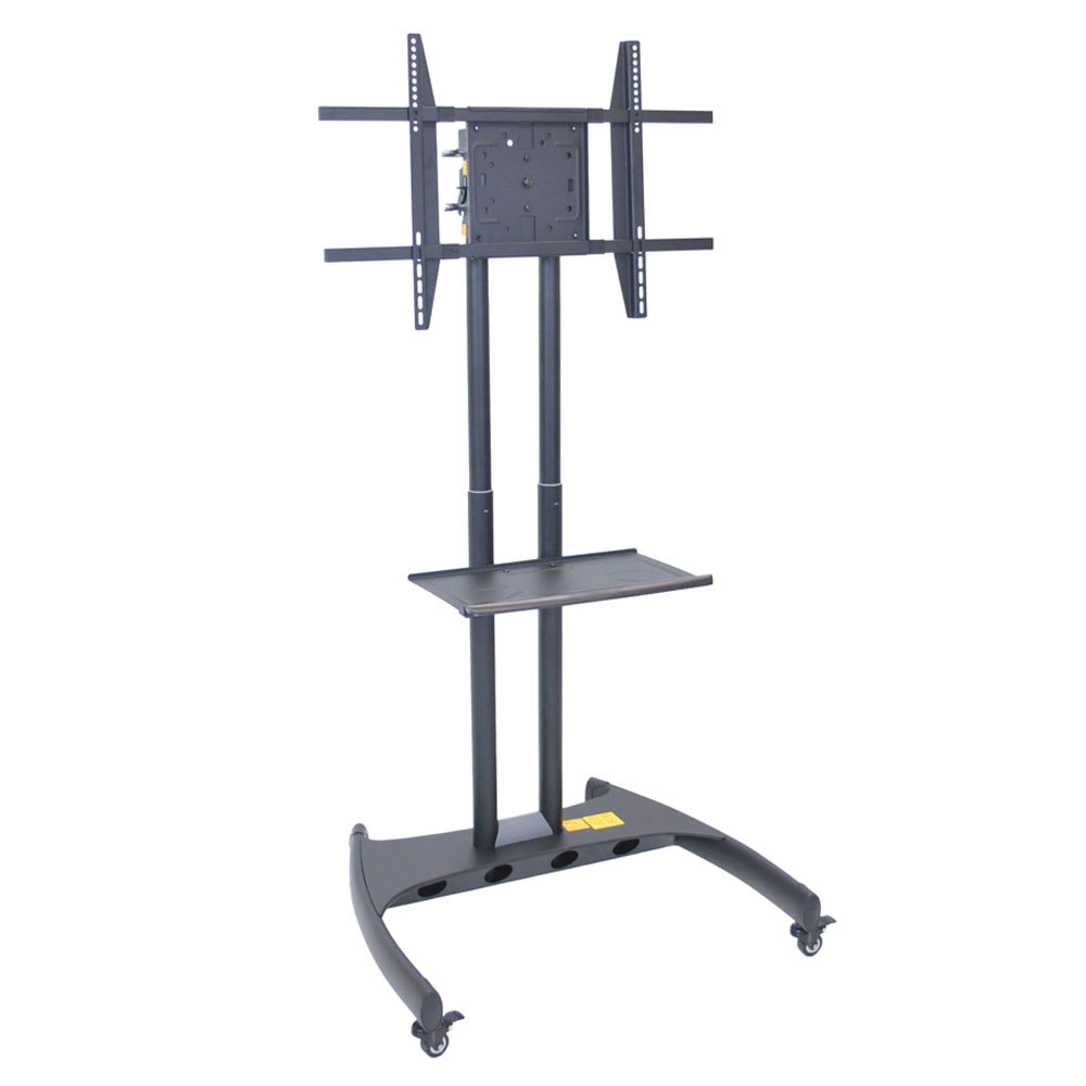 Luxor Adjustable Rotating TV Stand w/ 100 lb Capacity & Locking Casters (FP3500)