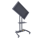 Luxor Adjustable Rotating TV Stand w/ 100 lb Capacity & Locking Casters (FP3500) thumbnail 6