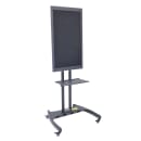 Luxor Adjustable Rotating TV Stand w/ 100 lb Capacity & Locking Casters (FP3500) thumbnail 7