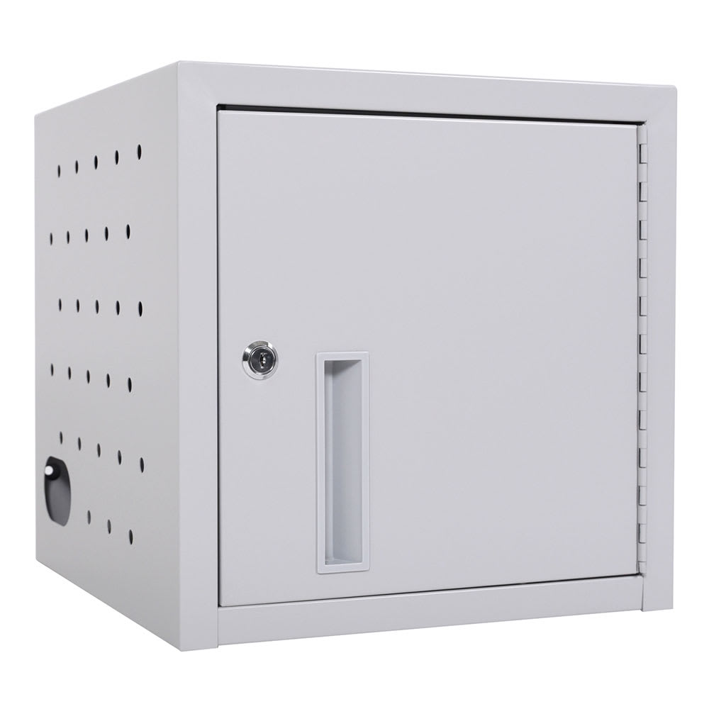 Luxor 8 Tablet Charging Station w/ 10 ft Cord - Steel, Light Gray (LLTMW8-G)