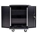 Luxor 3 Level Computer Cart w/ 10 ft Cord (LLTP24-B) thumbnail 4