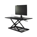 Luxor Adjustable Desktop Desk w/ 20 lb Capacity - 25 3/4" x 15 1/4", Black (CVTR32-BK) thumbnail 2