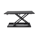 Luxor Adjustable Desktop Desk w/ 20 lb Capacity - 25 3/4" x 15 1/4", Black (CVTR32-BK) thumbnail 3