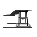 Luxor Adjustable Standing Desk Converter w/ Keyboard Shelf - 5" to 15 1/2"H, Black (CVTR PRO-BK) thumbnail 4