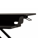 Luxor Adjustable Standing Desk Converter w/ Keyboard Shelf - 5" to 15 1/2"H, Black (CVTR PRO-BK) thumbnail 5