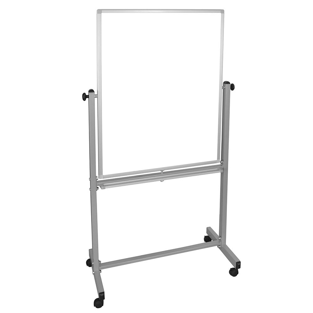 Luxor Reversible Magnetic Whiteboard w/ Aluminum Frame, 30x40" (MB3040WW)