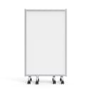 Luxor 3 Panel Magnetic Whiteboard w/ Aluminum Frame, 27 3/4" x 45 1/2" (MB9152WW) thumbnail 4