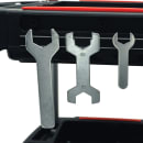 Luxor 32" 3 Level Mechanics Cart w/ 132 lb Capacity - Aluminum/Plastic, Black (MC-3) thumbnail 4