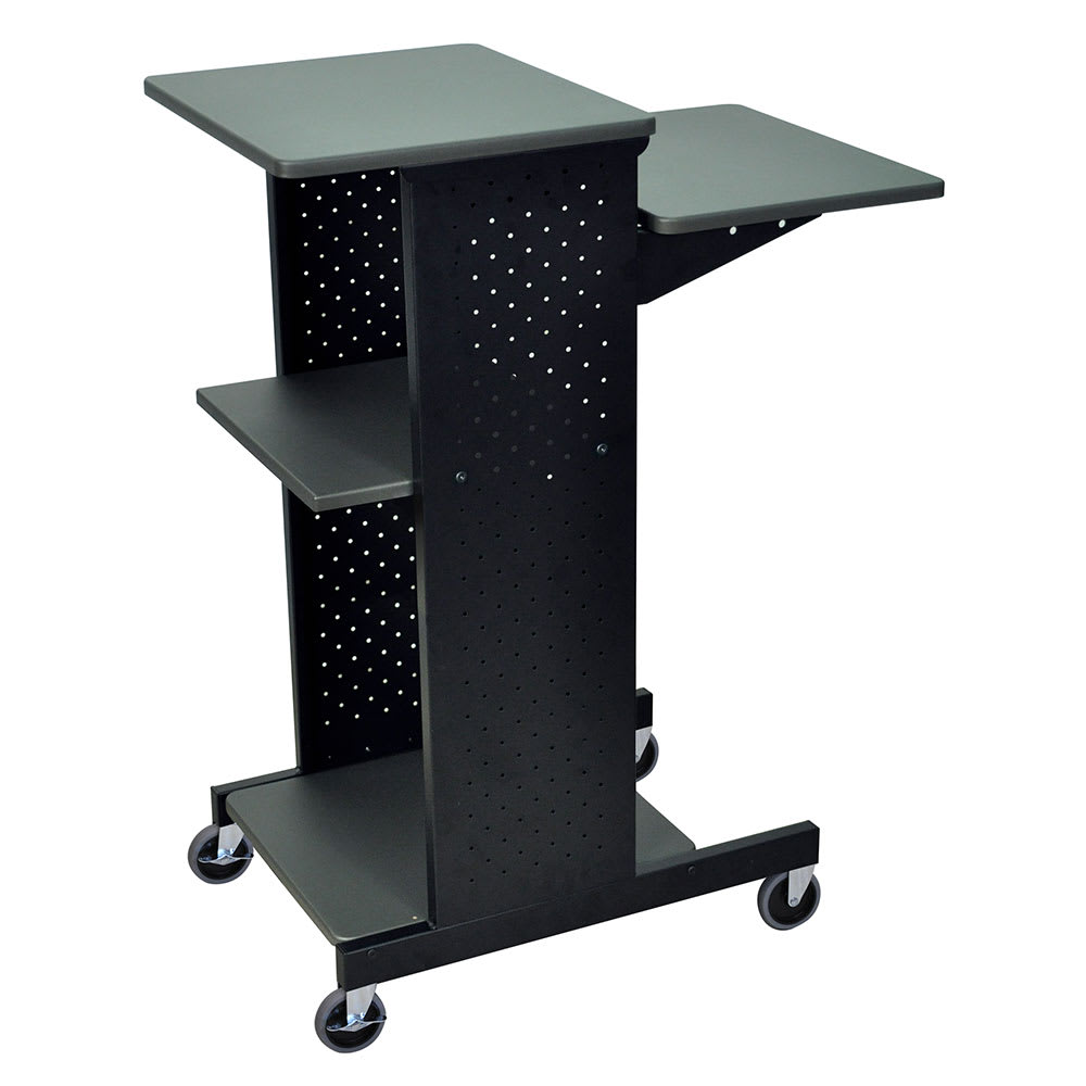 Luxor Mobile Presentation Station w/ 4 Work Surfaces & Steel Frame, Adjust to 33" H (PS4000)