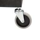 Luxor 3 Level Plastic Utility Tub Cart w/ 400 lb Capacity, Raised Ledges (SEC111-B) thumbnail 6